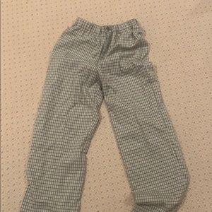 Brandy green plaid pants